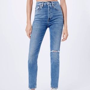 RE/DONE Comfort Stretch Ultra High Rise 28 NWT